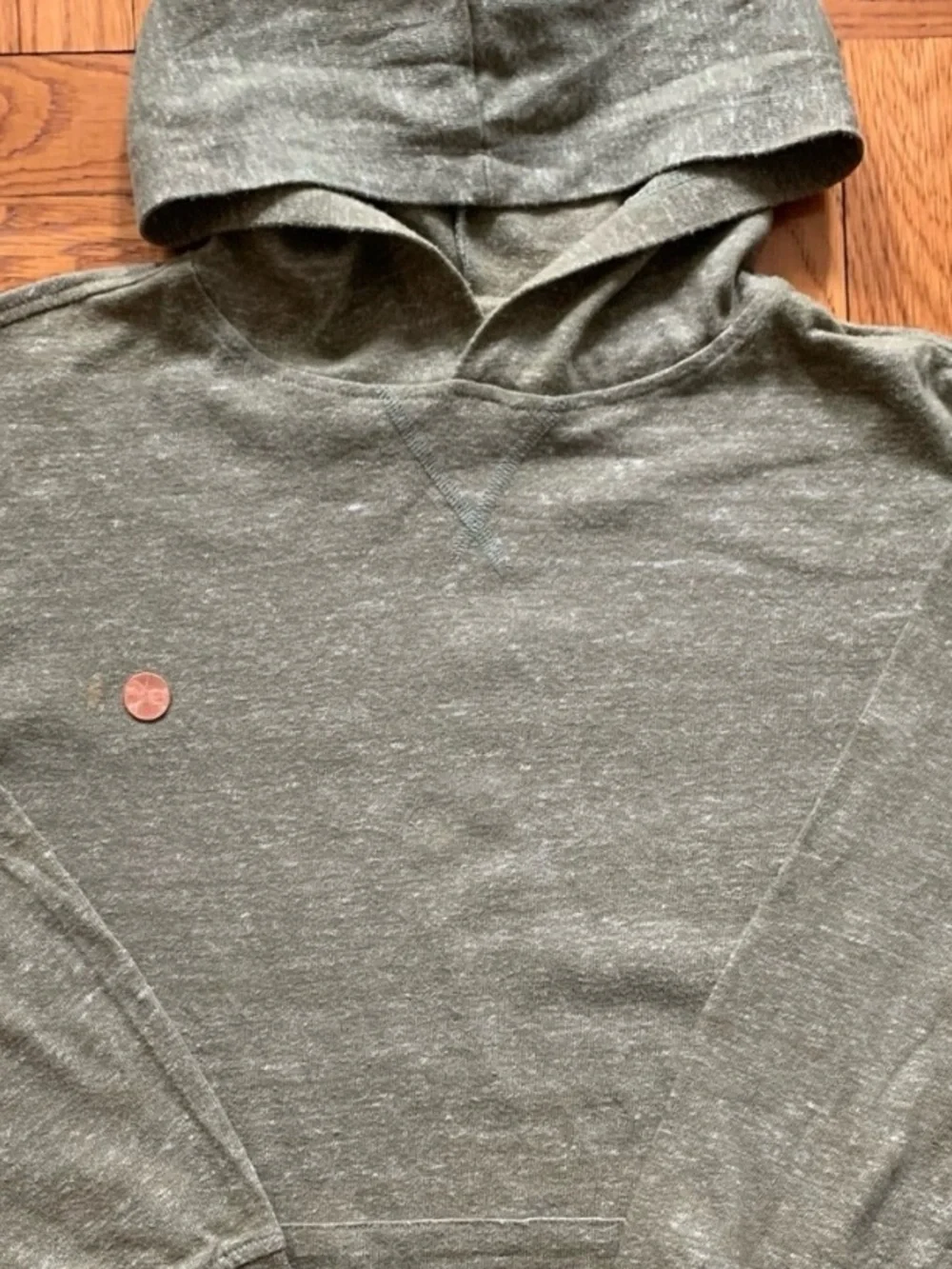 GAP Kid’s Heather Green Lightweight Pullover Hoodie